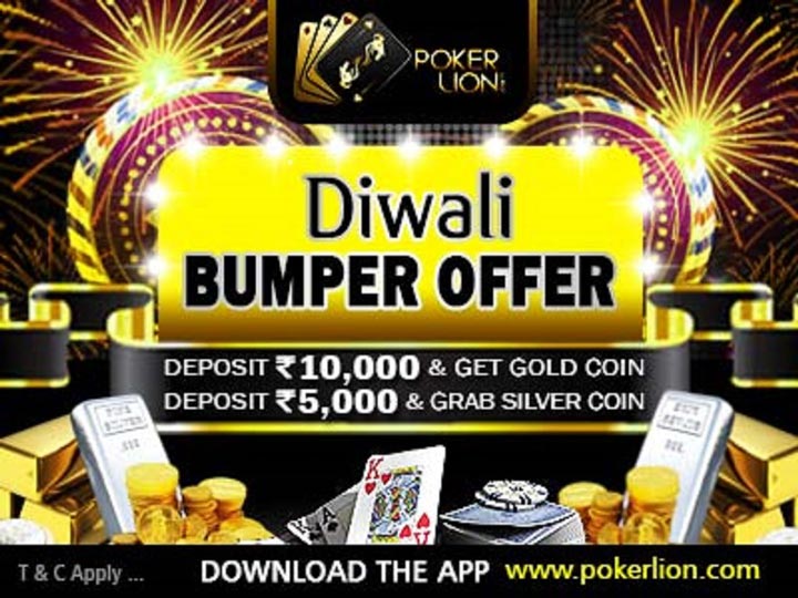 Diwali bumper offer - pokerlion