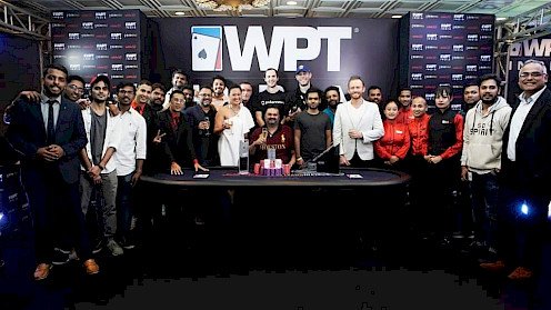 Wpt pokertable and winner