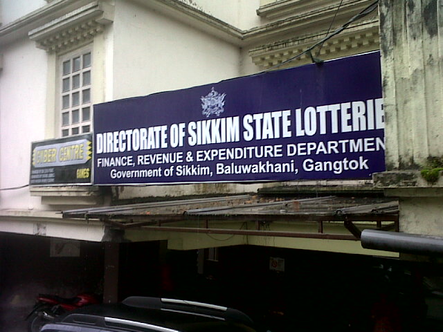 Lottery office Sikkim