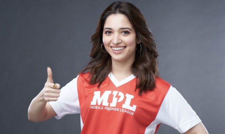 MPL brand ambassador Tamannaah bhatia